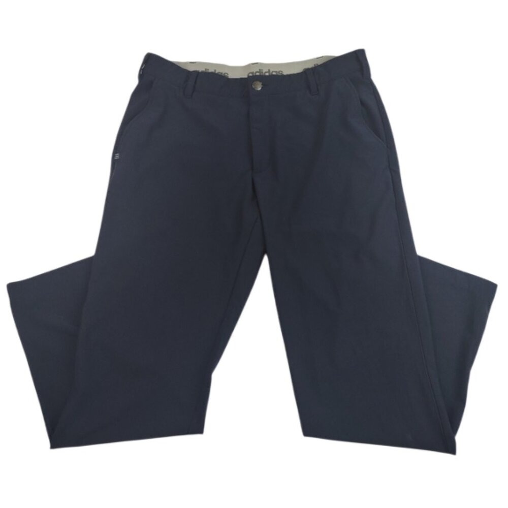 Adidas Ultimate 365 Golf Pants Men's Size 34X30 Chinos Flat Front Navy Blue